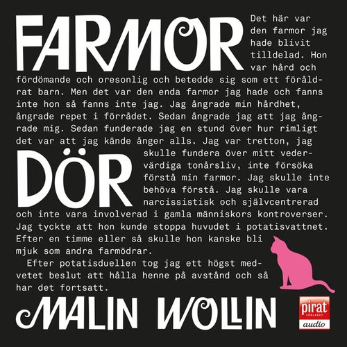 Omslagsbild till ljudboken Farmor dör