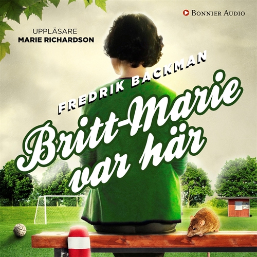 Omslagsbild till ljudboken Britt-Marie var här