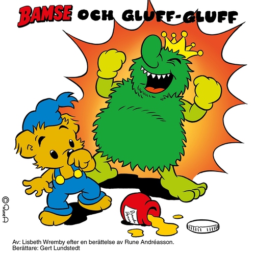 Omslagsbild till ljudboken Bamse och Gluff-Gluff