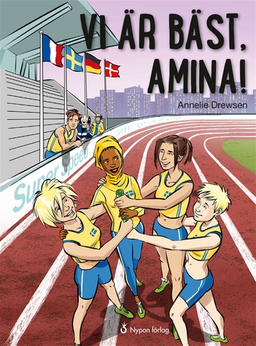 Omslagsbild till ljudboken Vi är bäst, Amina!