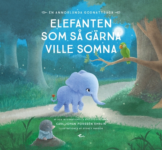 Omslagsbild till ljudboken Elefanten som så gärna ville somna : en annorlunda godnattsaga